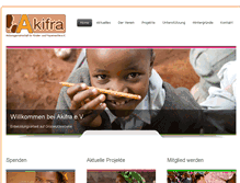 Tablet Screenshot of akifra.org